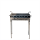 Gratar gatit metalic pe carbuni 60*40  *2*2 NIVELE, REGLABIL  MX1070
