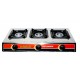 Plita gatit / aragaz portabil inox cu 3 arzatoare Craft-tec MX140