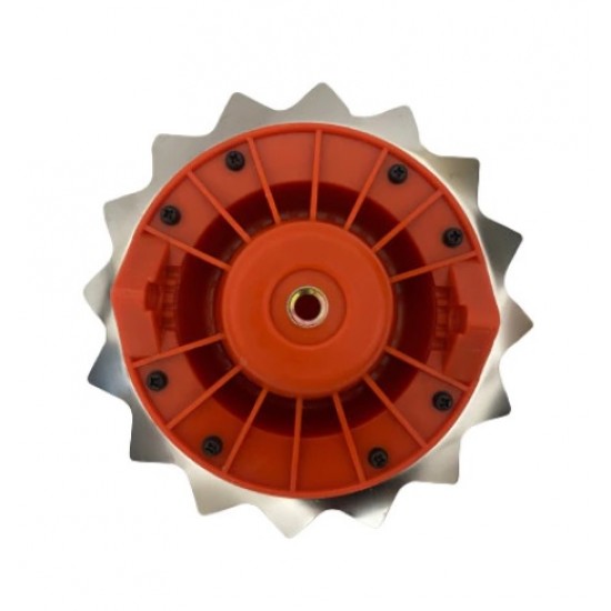 Tambur motocoasa cap 2 in 1 cu disc zimtat si fir (tipla nou) MX220