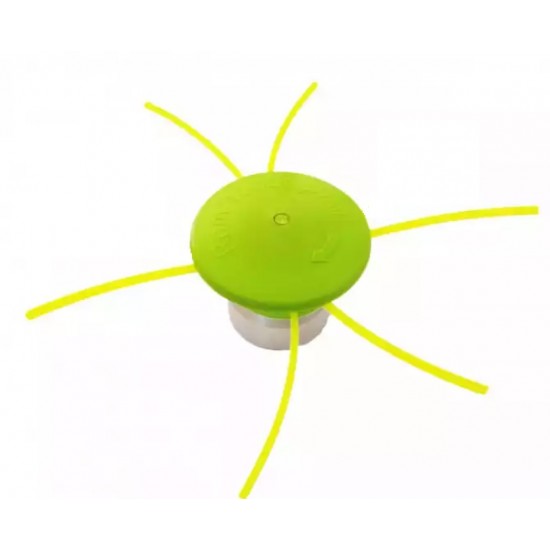 Tambur motocoasa ALUMINIU + PLASTIC 6 FIRE ,VERDE, cap universal CRAFT-TEC MX146