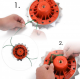 Tambur motocoasa cap 2 in 1 cu disc zimtat si fir (tipla nou) MX220