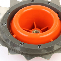 Tambur motocoasa cap 2 in 1 cu disc zimtat si fir (tipla nou) MX220