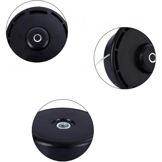 Tambur motocoasa, cap plastic, NEGRU LUCIOS MARE, CRAFT-TEC, MX145