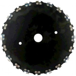 Disc pentru motocoasa nr 9,230x20T, cu dinti tip lant drujba , MX693