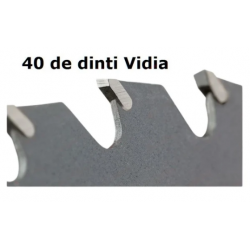 Disc motocoasa NR 10, 255 X40T, cu vidia, ONDULAT, cutie VERDE MX1023