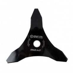 Disc motocoasa cu 3 taisuri, 3T, 255 X 25.4 CURBAT Craft-Tec MX181