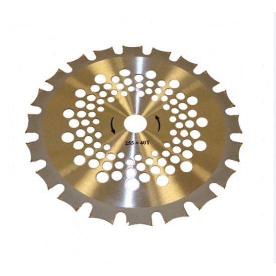 Disc motocoasa NR 10, 255 X40T, cu vidia, DUBLU Craft-tec MX188