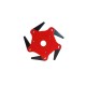 Disc motocoasa cu 5 cutite mobile CRAFT-TEC MX487