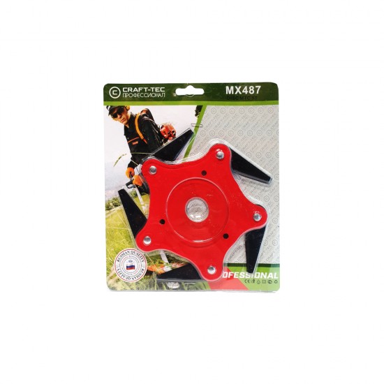 Disc motocoasa cu 5 cutite mobile CRAFT-TEC MX487