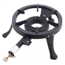 Pirostrie fonta GB23 cu 3 picioare, 33cm , GRI ,Craft-tec , MX117 (arzator)