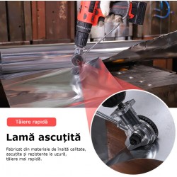 Adaptor bormasina, cutter pentru taiat otel/aliaj/ tabla MX1014