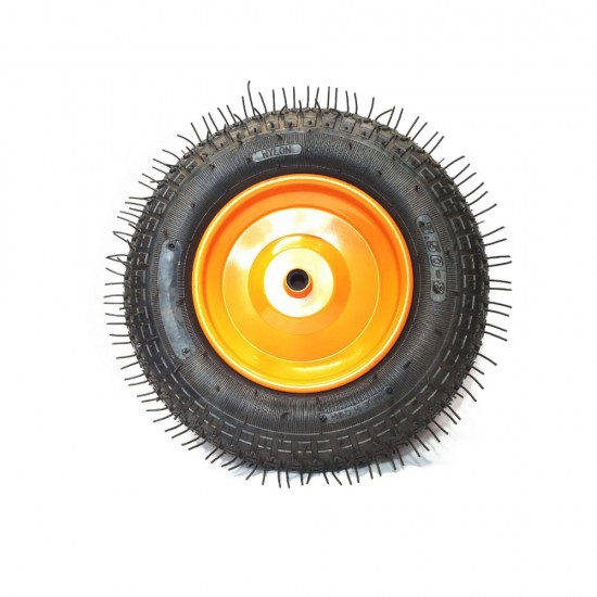 Roata roaba 350-8 ax SUBTIRE 14'' cu bucsa, portocalie MX273