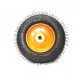 Roata roaba 350-8 ax SUBTIRE 14'' cu bucsa, portocalie MX273