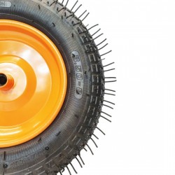 Roata roaba 350-8 ax SUBTIRE 14'' cu bucsa, portocalie MX273