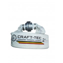 Furtun pompier 2'' 20M 8 BARI, ALB, CU CUPLE, ambalat la cutie, Aqua-Craft MX1216