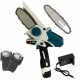 Fierastrau lant 4'' Craft-tec  2 acumulatori 48V  ALBASTRU MX678 