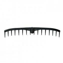 Grebla PLASTIC NEAGRA, 12 DINTI, 60 cm RUSEASCA MX1657