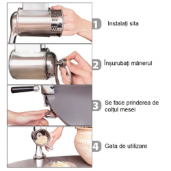 Rasnita manuala de macinat NUCI, ALBA, Craft-tec KY160 MX134