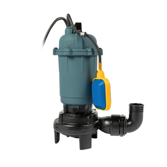 Pompa apa murdara submersibila cu tocator, cutit si plutitor, fonta, Craft-tec® Aqua  3300w, 25000l/h, 20m inaltime refulare, 2'' inch MX2450