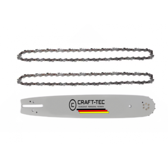 Set lama + 2 lanturi, 40 cm, pas 325, 16'' Craft-Tec MX467