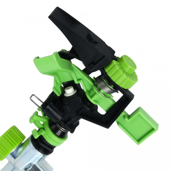 Aspersor PLASTIC cu suport metal  cu 6 moduri dispersie prin bataie MX252
