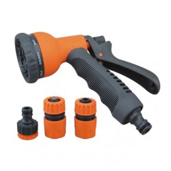 Set pistol irigat gradina 8 moduri, include mufa rapida ½ , ¾, conectori MX686